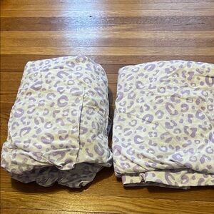 Super cute leopard purple full sheets